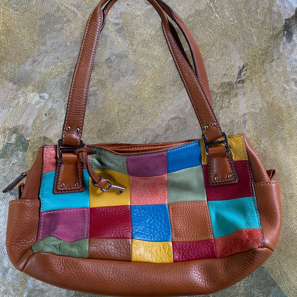 Fossil Patchwork Purse - image 4